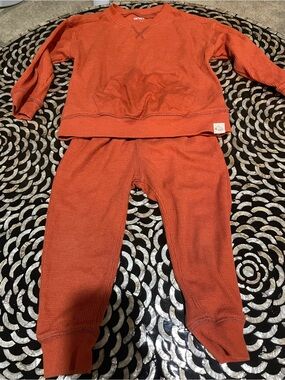 Carter's Rust Orange Thermal Leggings Set